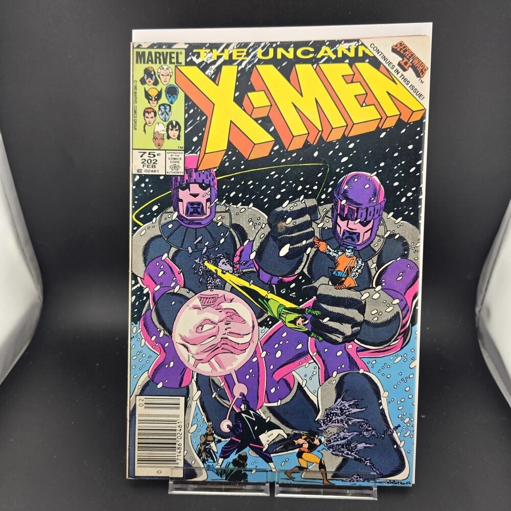 Uncanny X-Men #202 (1986) Newsstand Variant - VG/FN 5.0 - Claremont Romita Jr.